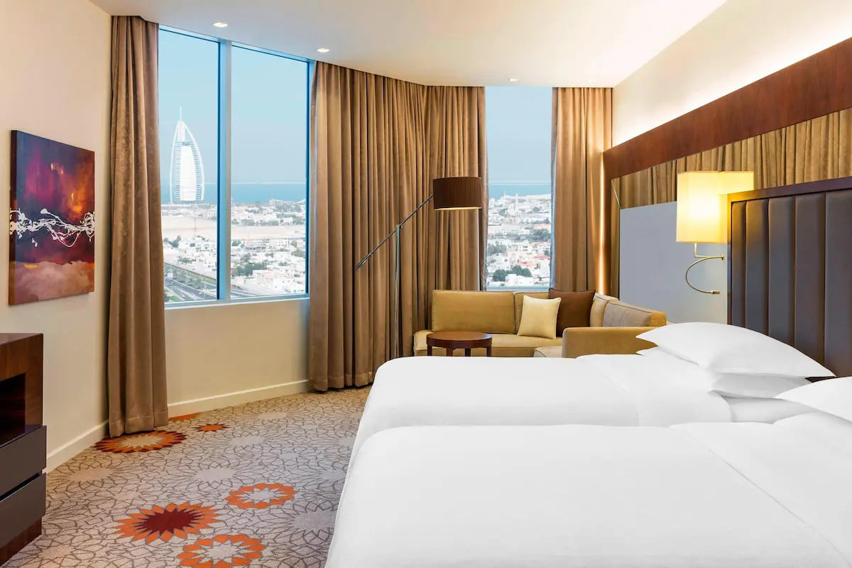 اتاق هتل شرایتون مال امارات دبی